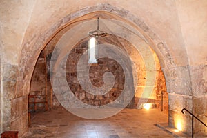 Hall Indside The Benedictine monastery in Abu Ghosh