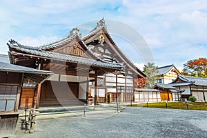 A Hall at Kinkaku-ji Temple in Kyoto