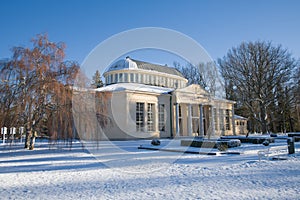 Hall of mineral water springs Glauber - Frantiskovy Lazne Franzensbad - Czech Republic