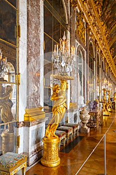 Hall of Mirrors in Versailles