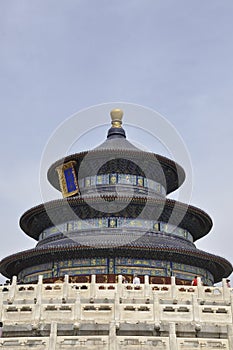 Hall of Prayer for Good Harvests building from Temple of Heaven in Beijing