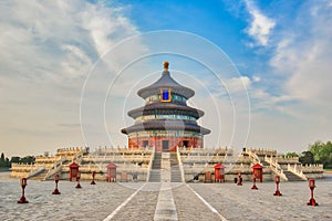 Hall of Prayer for Good Harvests in Temple of Heaven in Beijing