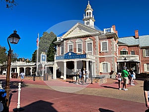 The  Hall of Presidents show at Walt Disney World Magic Kingdom in Orlando, Florida