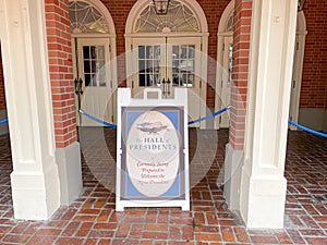 The Hall of Presidents show at Walt Disney World Magic Kingdom in Orlando, Florida