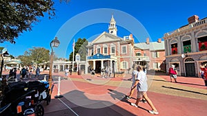 The  Hall of Presidents show at Walt Disney World Magic Kingdom in Orlando, Florida