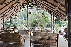 Hall of Safari Camp Uganda