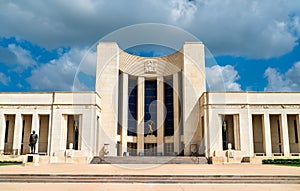 Hall of State in Fair Park of Dallas, Texas