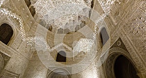 Hall of the two Sisters (Sala de las dos Hermanas) at Alhambra