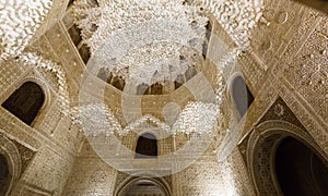 Hall of the two Sisters (Sala de las dos Hermanas) at Alhambra