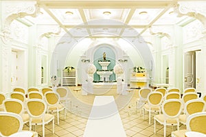 Hall for wedding ceremonies