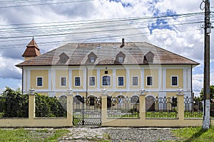 Haller Castle in Ogra, Mures, Transylvania