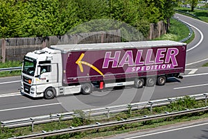 Haller Spedition truck
