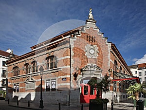 Halles Saint-Gery in Brussels. Belgium