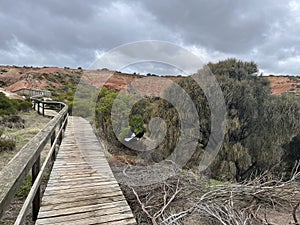 Hallett Cove Boardwalk at sunset, South Australia