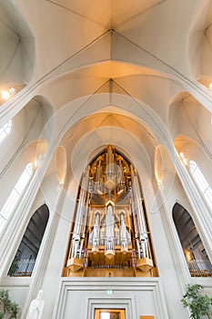 Hallgrimskirkja Cathedral Interior