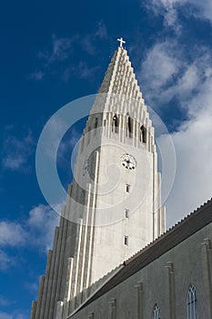 Hallgrimskirkja cathedral in Reykjavik