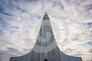 Hallgrimskirkja Church in Iceland photo