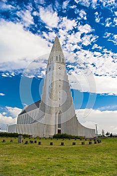 Hallgrimskirkja church in Reykjavik, Iceland