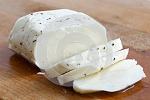 Halloumi cheese. photo