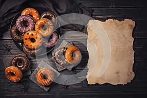 Halloweeen donuts