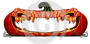 Halloweeen Pumpkin Design Element