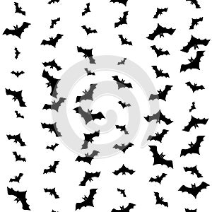 Halloween background with bats. Vector illustration