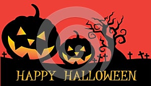 Halloween Background, Halloween pumpkins black shadow