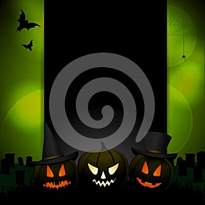 Halloween background with sample text cao