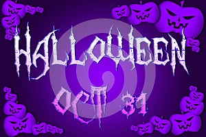 Halloween Background text