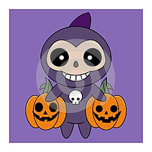 Halloween Background Vector Art Illustration