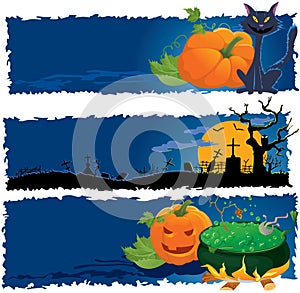 Halloween banners