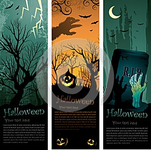 Halloween banners
