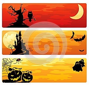 Halloween banners