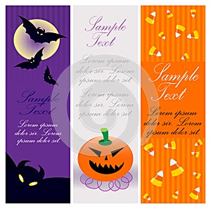 Halloween banners