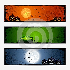 Halloween banners