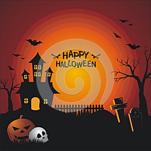 Halloween Banners with scary and interest design