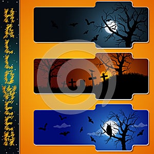 Halloween banners