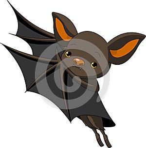 Halloween bat presenting