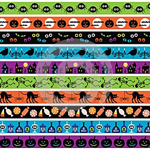Halloween border patterns