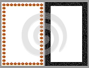 Halloween borders frames