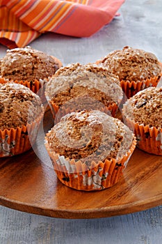 Halloween bran muffins