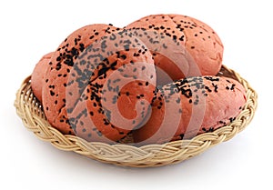 Halloween burger bun