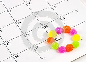 Halloween Calendar Candy