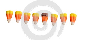 Halloween Candy Corn Isolated on