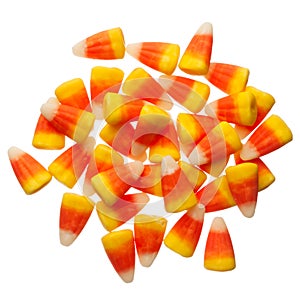 Halloween Candy Corns isolated on white