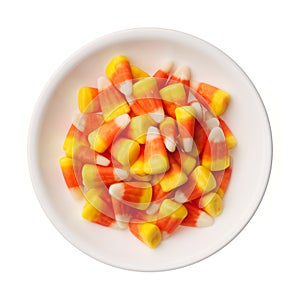 Halloween Candy Corns isolated on white