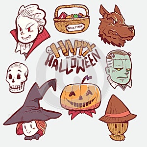 Halloween character illustration