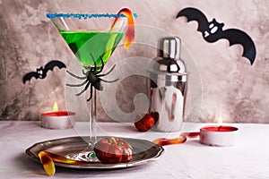 Halloween cocktail witch's brew