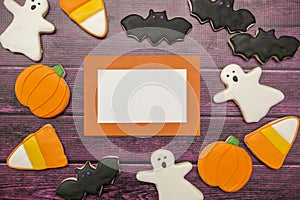 Halloween Cookies Background