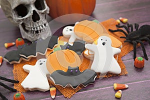 Halloween Cookies Background